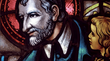 St. Vincent de Paul mosaic stain glass