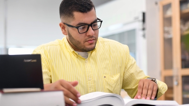 Pharmacy Student Studying