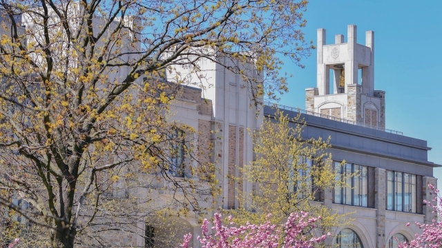 D'Angelo Center exterior in Spring
