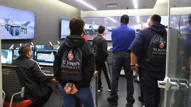 Students in Cyber Lab